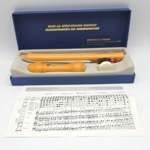 Vintage Adler Wooden Recorder with Original Case – Kids Beginner Flute